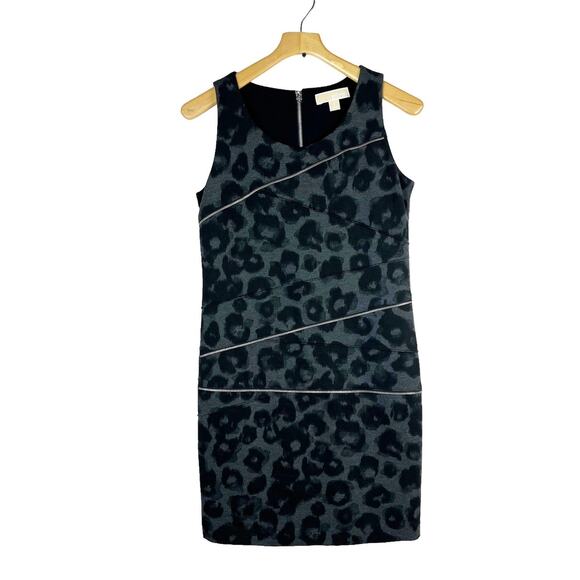 Michael Michael Kors Leopard Print Sleeveless Dress Size 4 - Picture 1 of 11